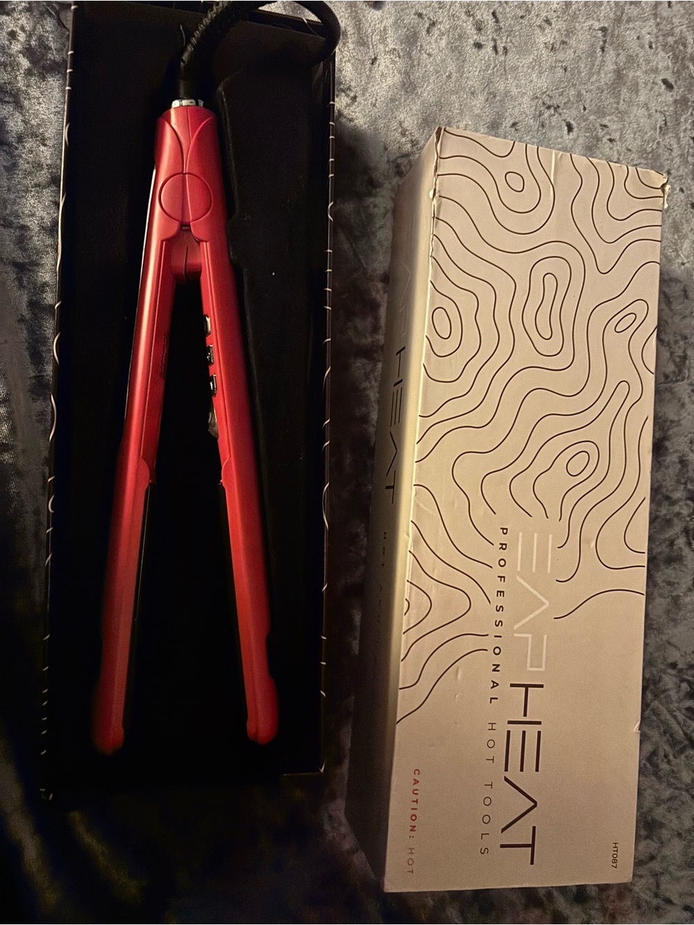 Professional Hot Tools Red Hair Straightener